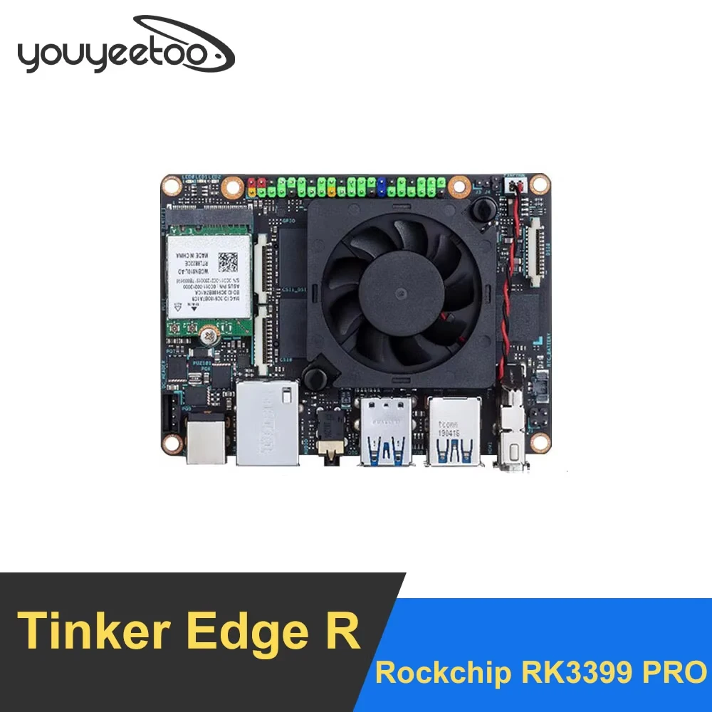 

youyeetoo ASUS Tinker Edge R Single Board Computer 6GB RAM 16GB eMMC Rockchip RK3399PRO Artificial Intelligence Android 8.1