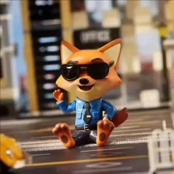 ديزني زوتوبيا جودي هوبس نيك وايلد أنيمي الكرتون دمى لطيف أرقام الحلي الإبداعية نموذج ألعاب الطلاب الهدايا بالجملة #6