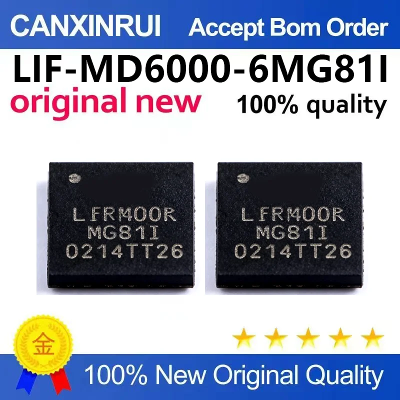 （5pcs-100pcs）Original LIF-MD6000-6MG81I silk screen LIFMD6K patch BGA-81 programmable logic IC