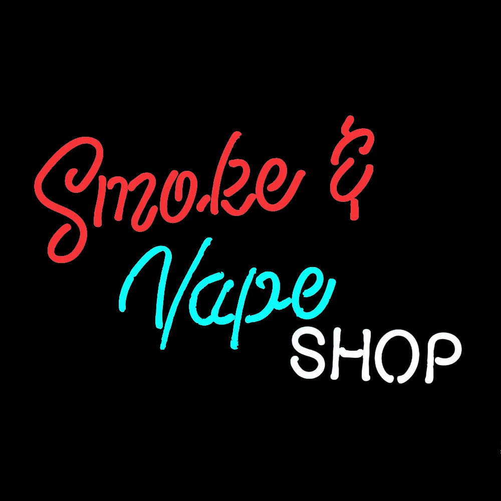 Smoke & Vape Shop Neon Light Sign Custom Handmade Real Glass Tube Beer Bar Store Room Decor Display Lamp On Wall Gift 17