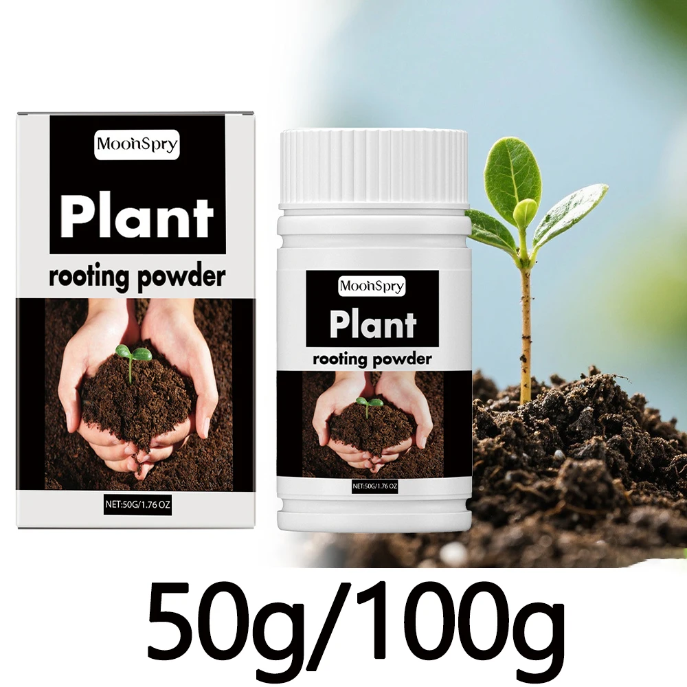 50/100g Rare Plant Rooting Powder Plant Fruit Flower Rapid Rooting Nutrition Hydroponics Garden Nutrition Plant Growth Rooting