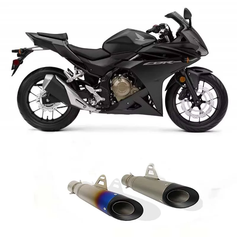 Silenciador de escape para motocicleta de 51mm, escape Gp, vehículo todoterreno adecuado para Suzuki Ltz 400 Cb650F Yamaha R1 R6 Mt 125 Z8