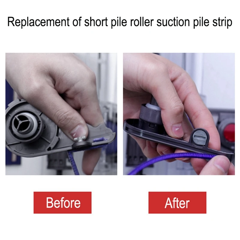 Strisce morbide in peluche per Dyson V6 V7 V8 V10 V11 aspirapolvere Soft Roller Head accessori di ricambio 6 set