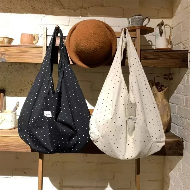 bolsa-tote-de-lona-coreana-com-estampa-de-bolinhas-bolsa-de-ombro-feminina-de-grande-capacidade-elegante-e-pratica