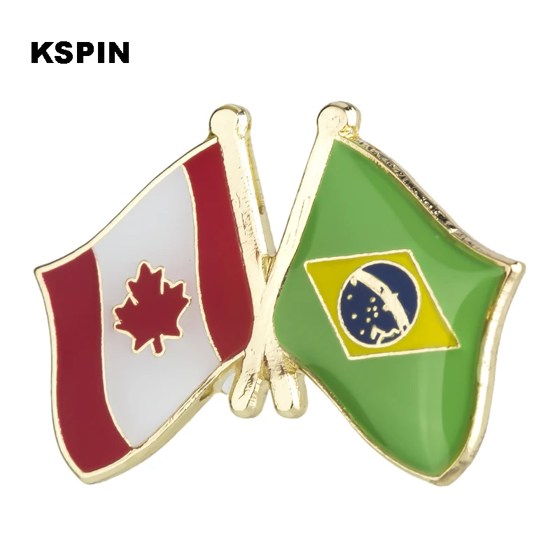 Brazilië Vlag Resp Pin Badge Broche