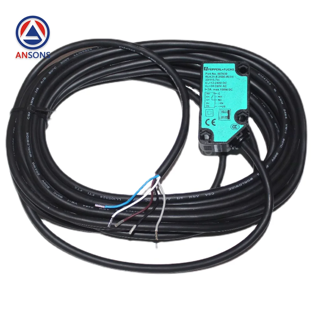 

807630 RLK31-8-2500-IR/31/33/115-7M OTIS Elevator Sensor Photoelectric Switch Ansons Elevator Spare Parts