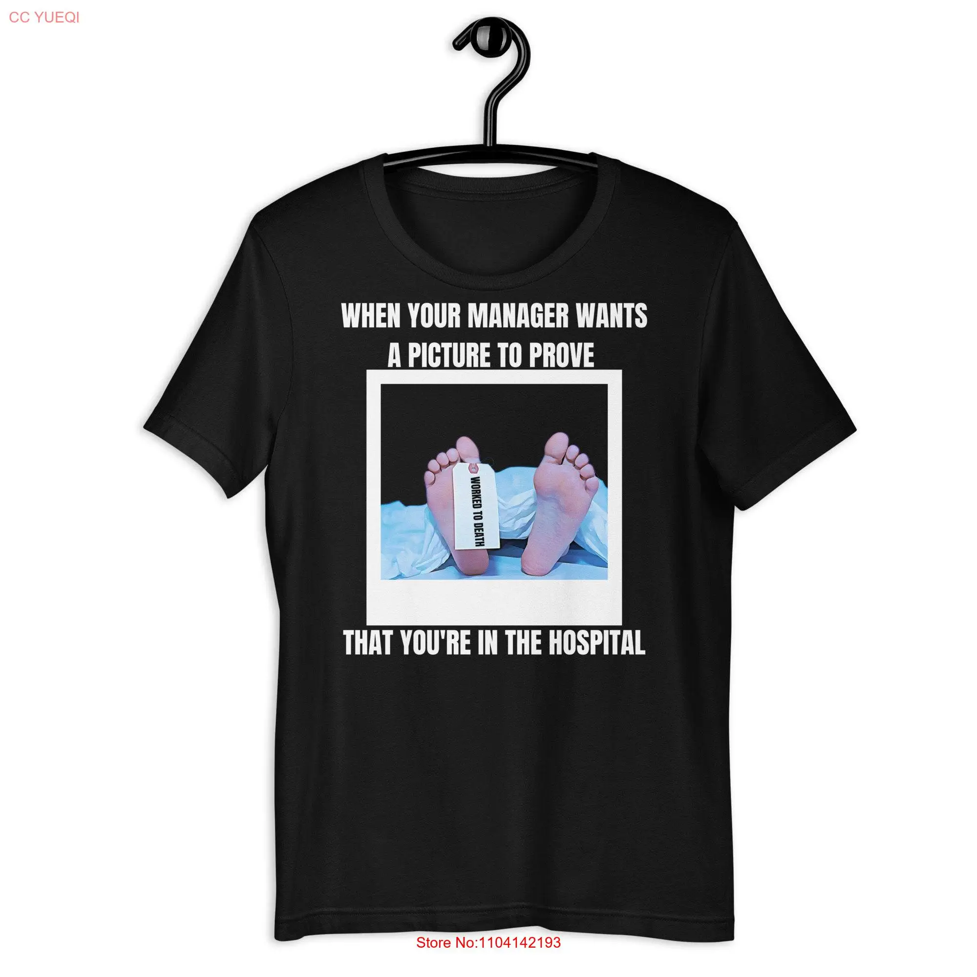 Call Out of Work Office Employee Job In Funny Manager t shirt long or short sleeves