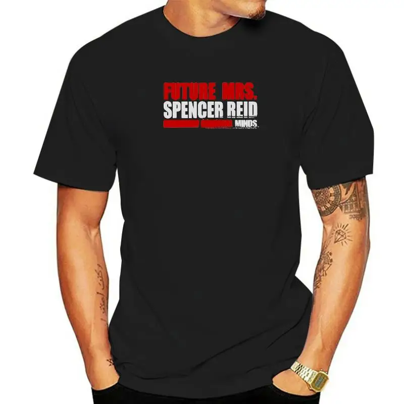 Criminal Minds Spencer Reid Future Bride Licensed Adult Shirt cotton tshirt men summer brand tee-shirt male t-shirt