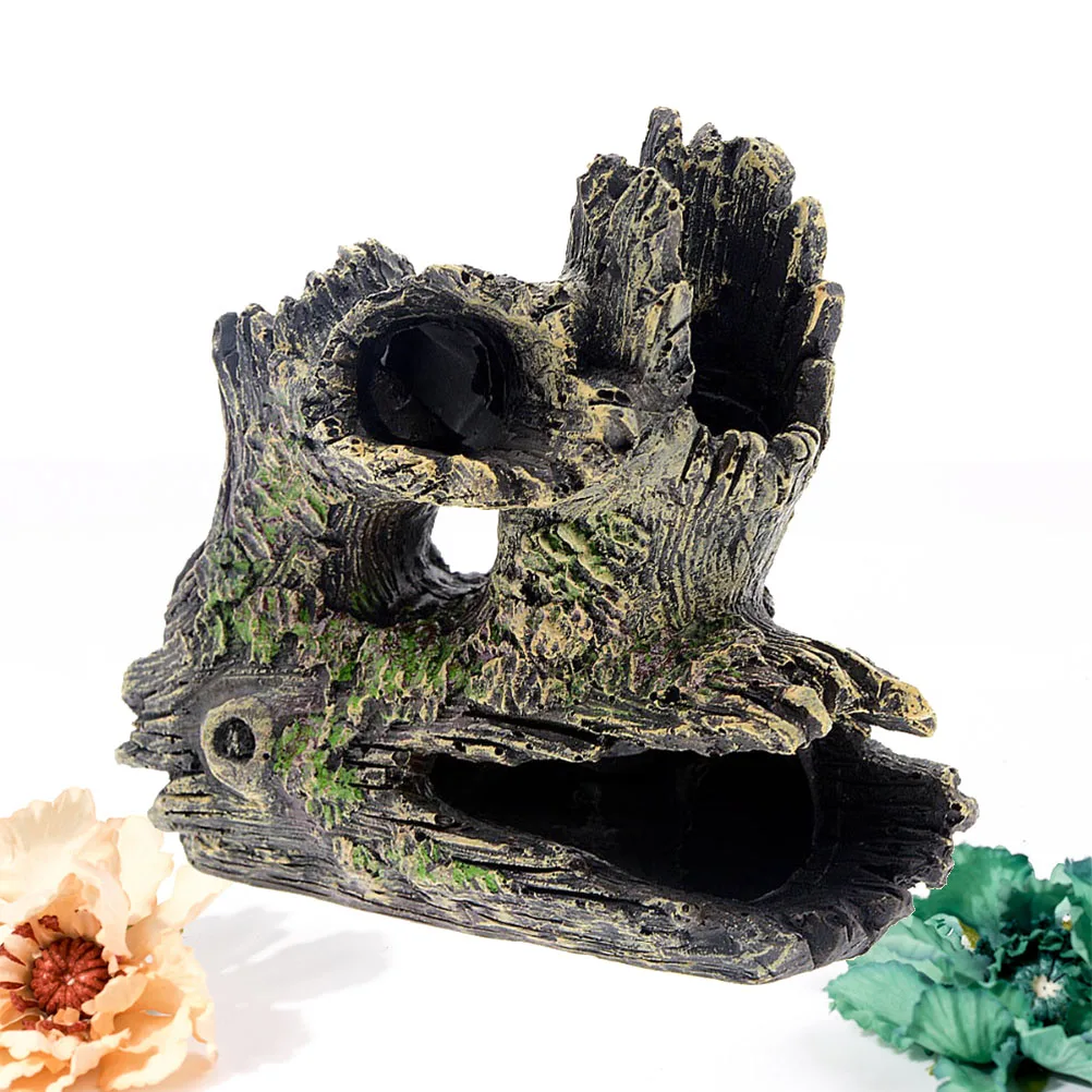 

Crystal Shrimp Hideout Resin Aquarium Mountain Fish Tank Hill Decor Non Toxic Safe Rockery Landscape Nitrobacteria Habitat