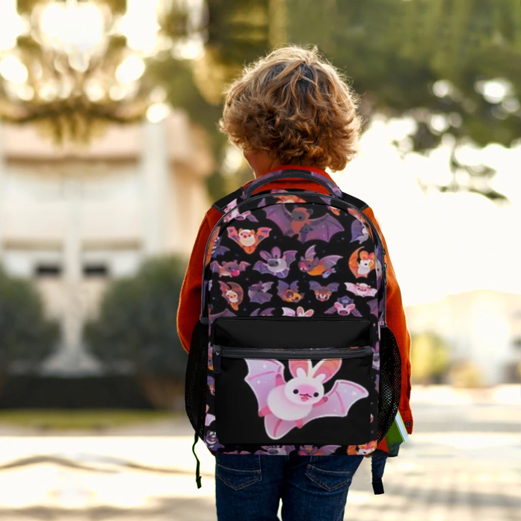 Bat-dark-mochila universitaria impermeable de alta capacidad para niños y niñas, bolso escolar para ordenador portátil de 17 pulgadas, a la moda, novedad ﻿ ﻿