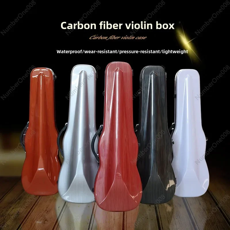 Carbon fiber violin case, box bag, backpack, piano bag, viola case, box bag, light body, super high-end 44.