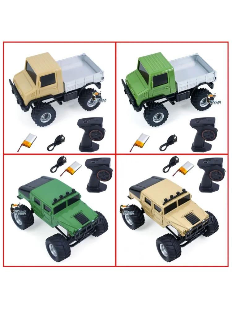 4x4 Neuer JIABAILE 1/36 Plastik RC Crawler 3603 3604 RTR Ferngesteuertes Offroad-Auto Batterie-Lichtsystem USB-Ladegerät Mini-Modell