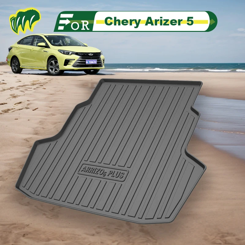 

For Chery arizer 5pro/5E/PLUS 18 2016-2024 Custom Fit Car Trunk Mat All Season Cargo Mat 3D Shaped Laser Measured Trunk Liners