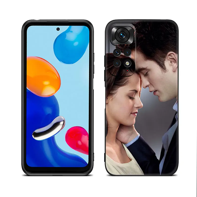 The Twilight Saga Black Phone Case For Xiaomi Redmi Note 12 + 11 11S 11T 11E 10 10T 5G 10S 9S 9 8T 7 6 Pro Silicone Cover