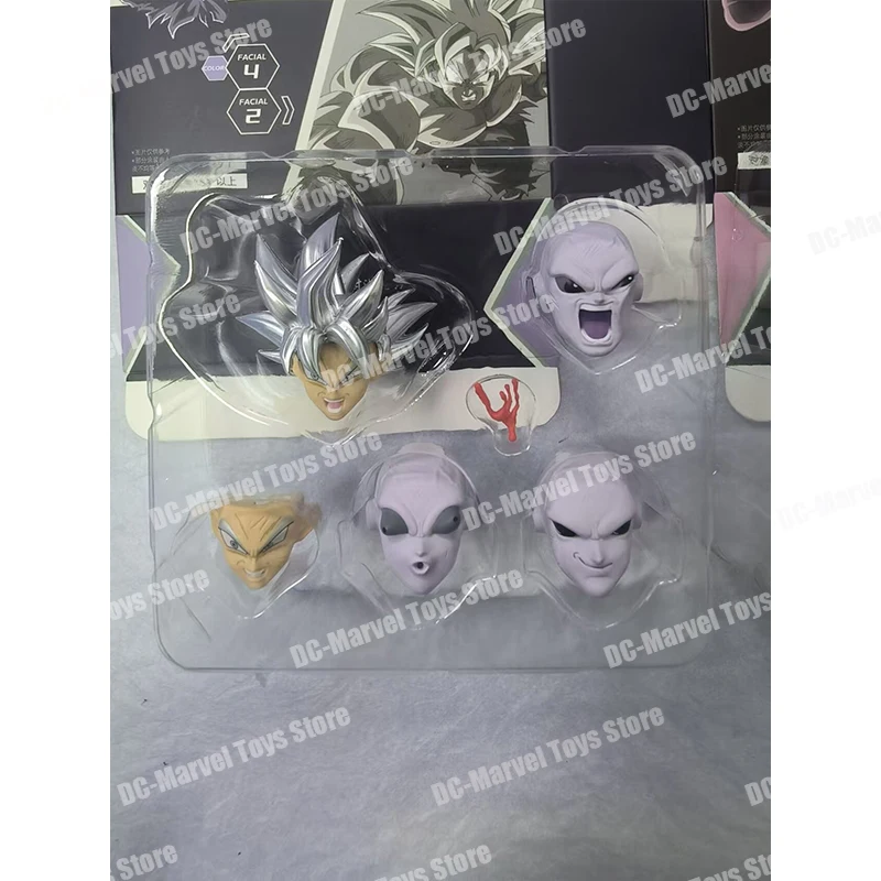 SDCC Dragon Ball Z SHF Super Saiyan Jiren Son Goku Ultra Instinct Teste Accessori Anime Action Figure Giocattoli Regali Personalizzati