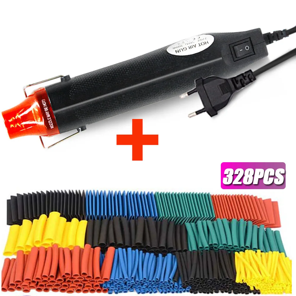 Copertura del cavo dati manicotto del cavo 580/328/127PCS Kit di tubi termorestringenti 2:1 involucro di protezione del filo termoretraibile collegare la protezione della copertura