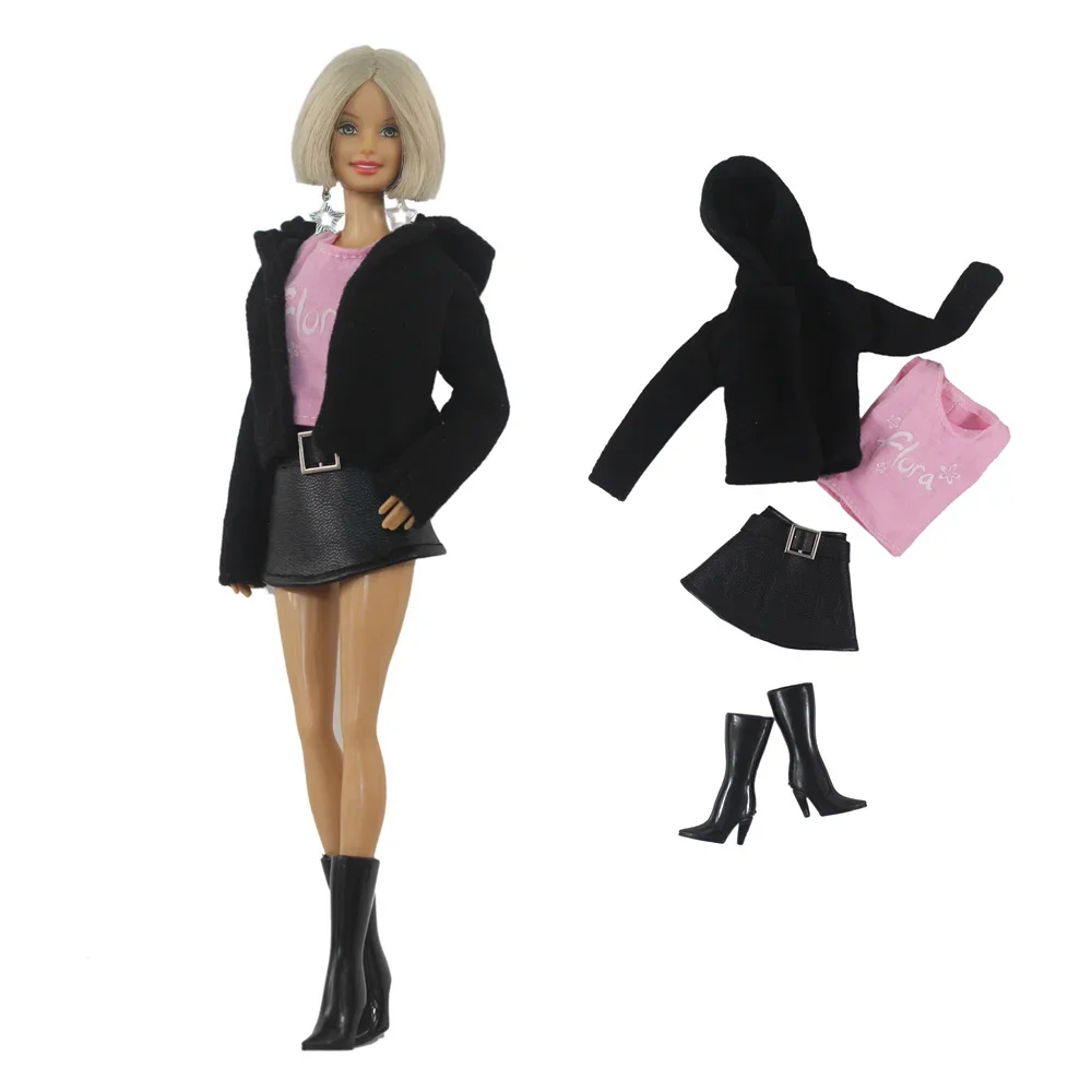 Xinyi ST FR2 BJD-Ensemble de vêtements en laine pour poupée Barbie, manteau, haut, jupe, pantalon, sac, costume, tenue, 30cm, cadeau pour filles