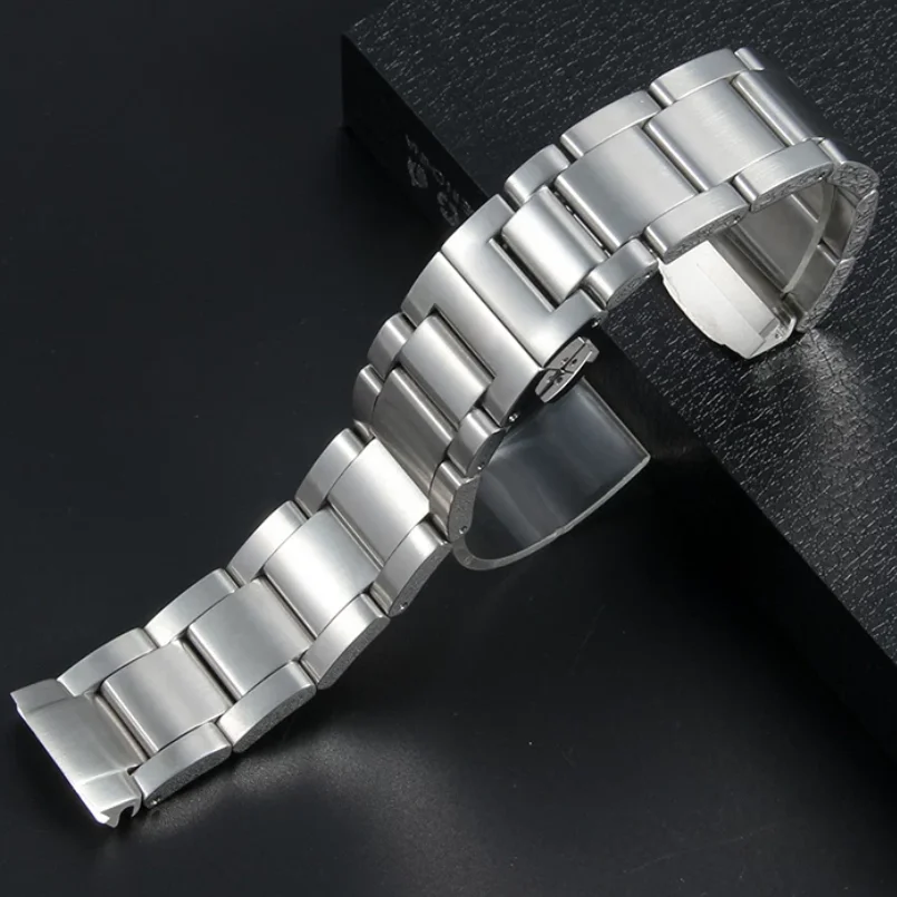 22mm Solid Curved End Watchband precision steel watch strap For Fit 1853 Tissot PRS516 series T044 Luchi T044430A T044417