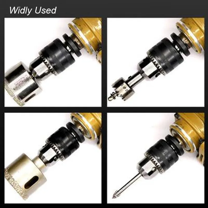 4 "전기 앵글 그라인더 용 0.5mm ~ 10mm 드릴 청크 파워 드릴 척 홀더 변환 어댑터 M10x1.5 키가있는 나사 콜레트