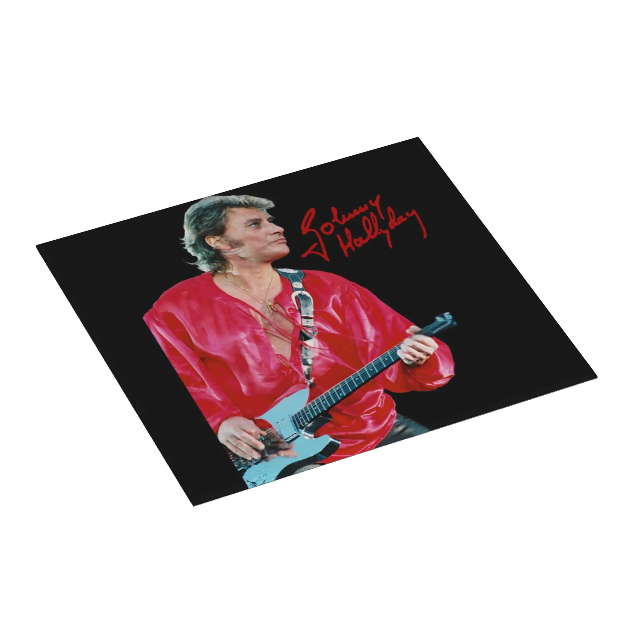 Drying Mat For Kitchen Johnny Hallyday French Singer Music Water Absorbent Waterproof On Slip Kitchen Counter Protector Mat