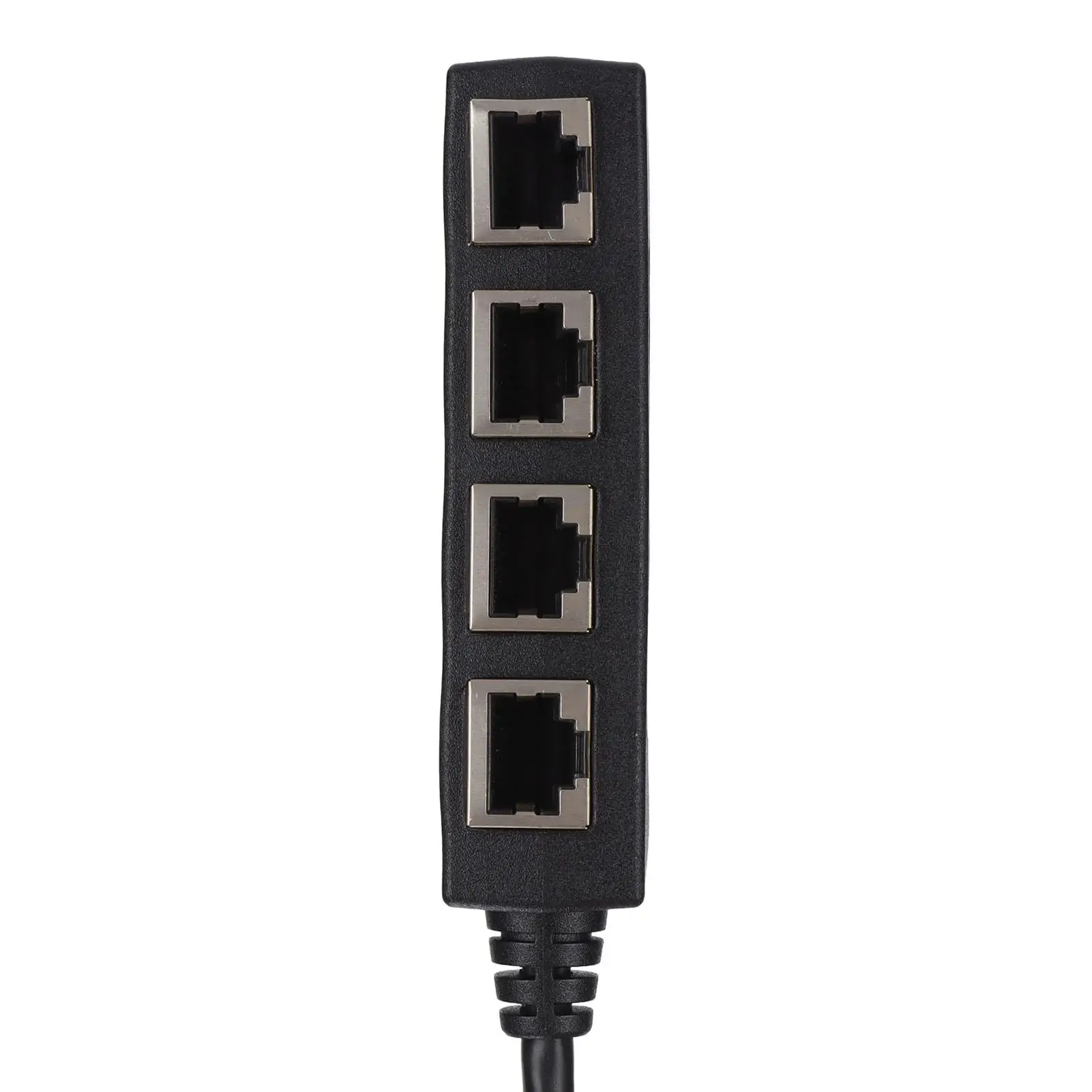 4 Port RJ45 LAN Ethernet Splitter Adapter for Smooth Transmission and Excellent Connection