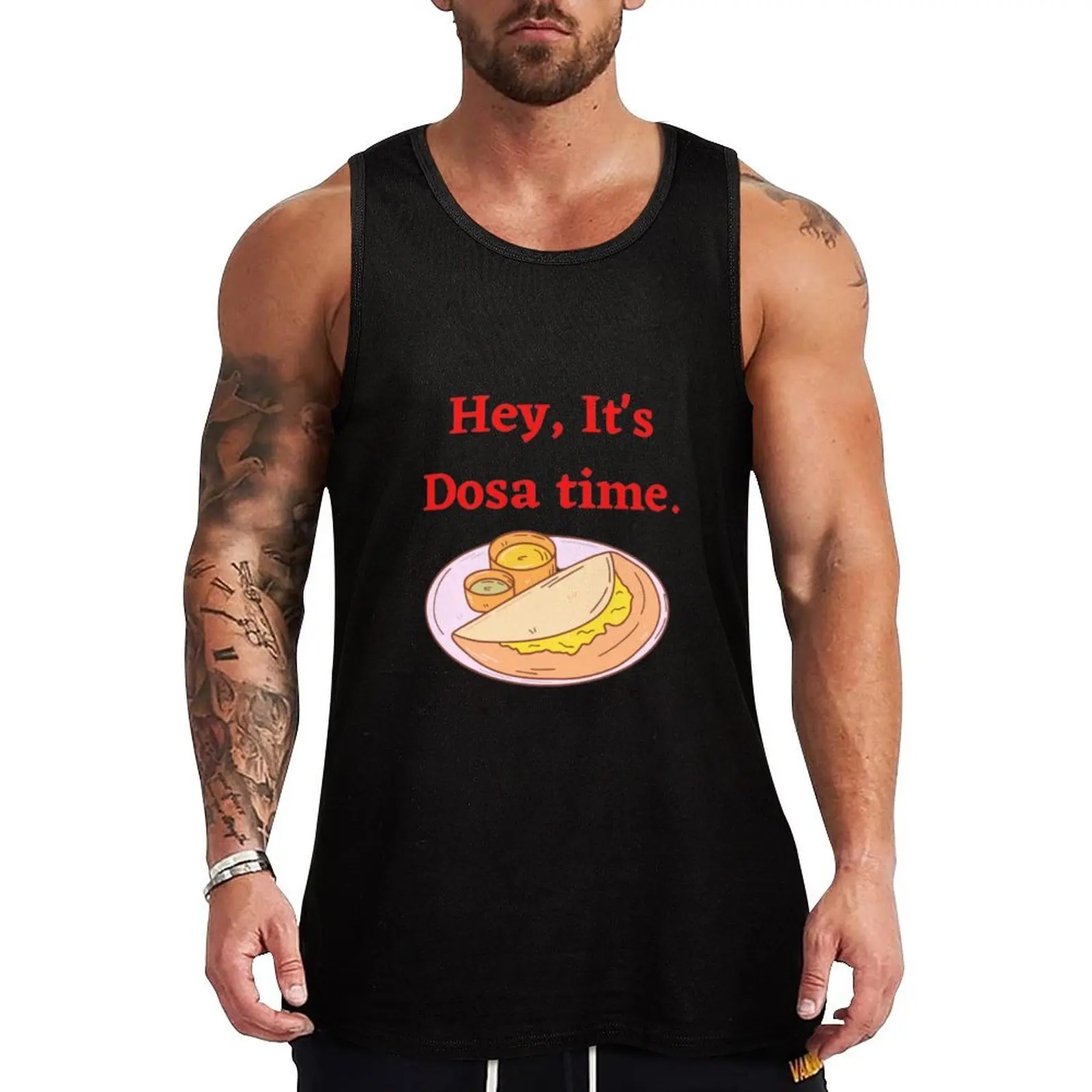 Dosa Time Tee Tank Top Light Airy Tank Top Summer Breathable Sleeveless