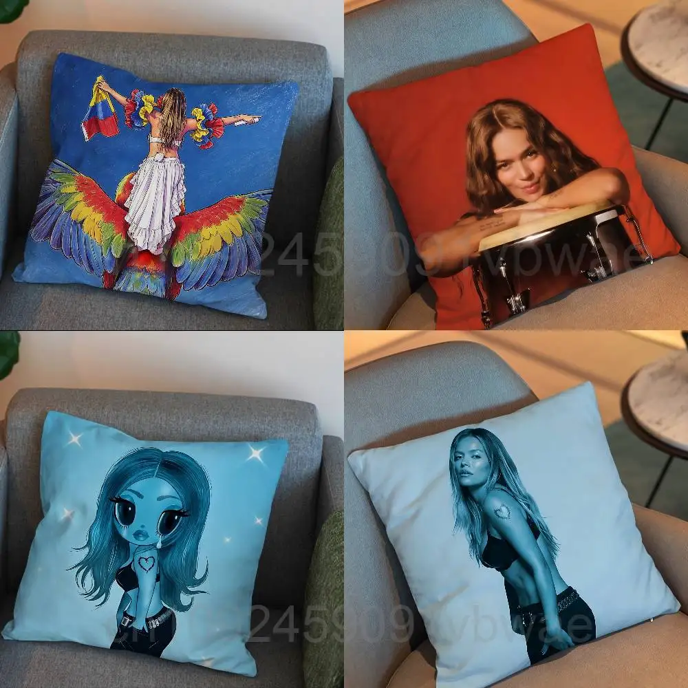 No Me Arrepiento Karol G de Sentir Tanto Cushion Cover Suitable For Sofa Car Bedroom Office Cushions Decorative Pillow Case