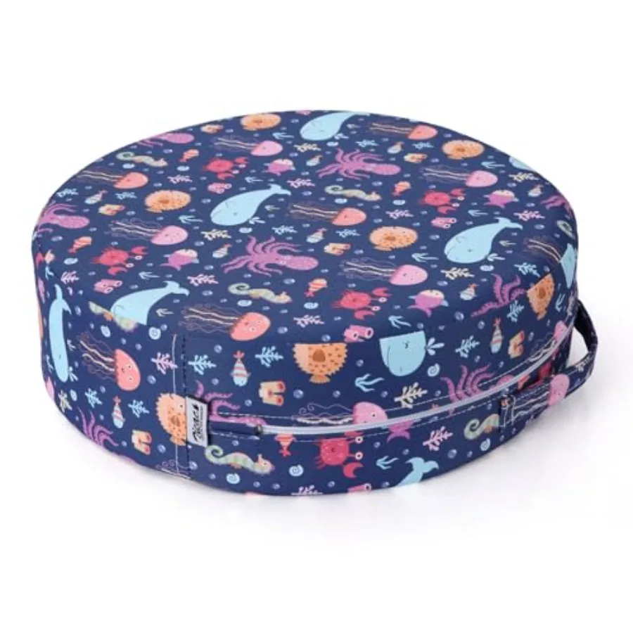 

Портативная подушка для сиденья Zicac, моющаяся, с нескользящим дном, съемная, с сильной опорной подушкой для малышей и младенцев