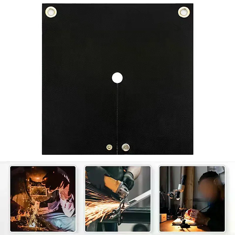 

1pc 300x300*3.5mm Heat Shield, Glass Fiber Welding Cover, Fire Resistant Blanket