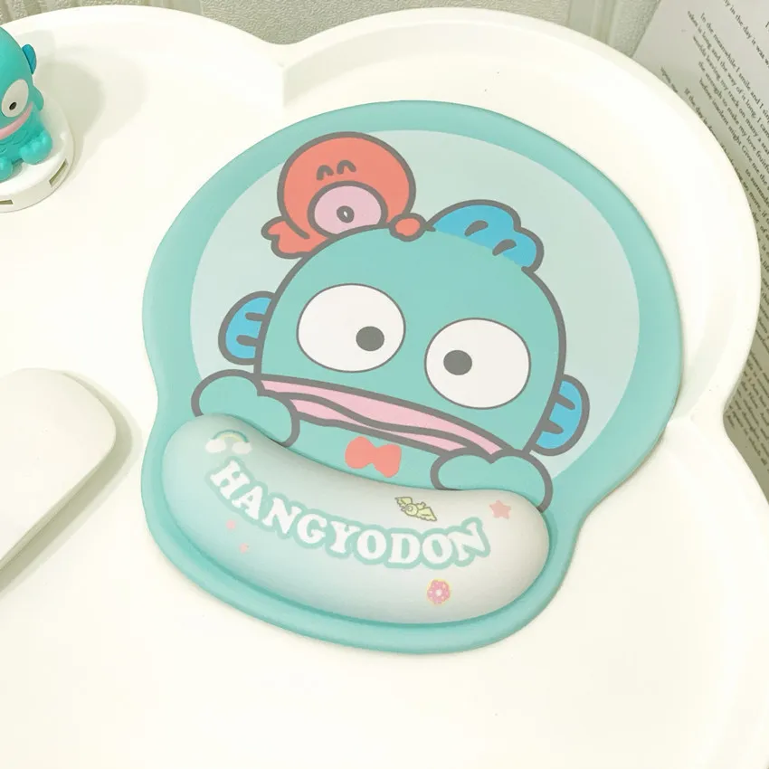 

New Universal Wrist Support Mouse Mat Soft Anti-Slid Wrist Cushion Kuromi Hellokitty Mouse Pad Eva Wrist Cushion For PC Laptop