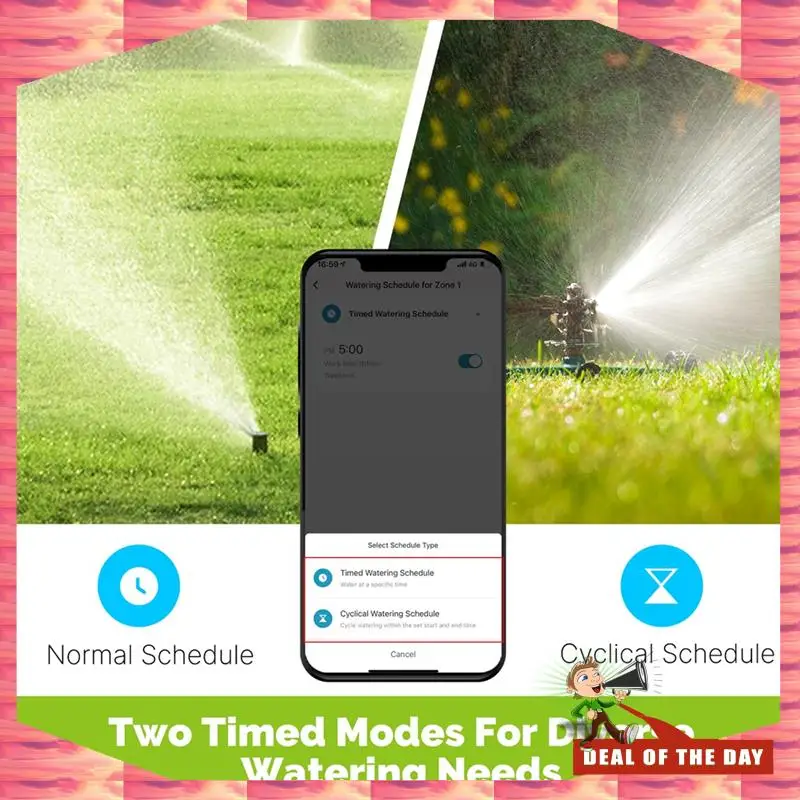 Consegna in 24 ore Tuya Smart Bluetooth Valvola timer acqua a 1 uscita Sprinkler Ritardo pioggia Rondella filtro controller programmabile automatico