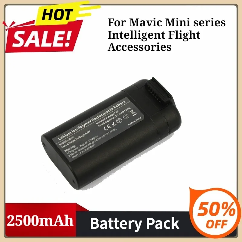 

Compatible Mavic Mini Series Intelligent Flight Accessories for Mavic Mini Battery Capacity 2500mAh Flight Time 30 Minutes