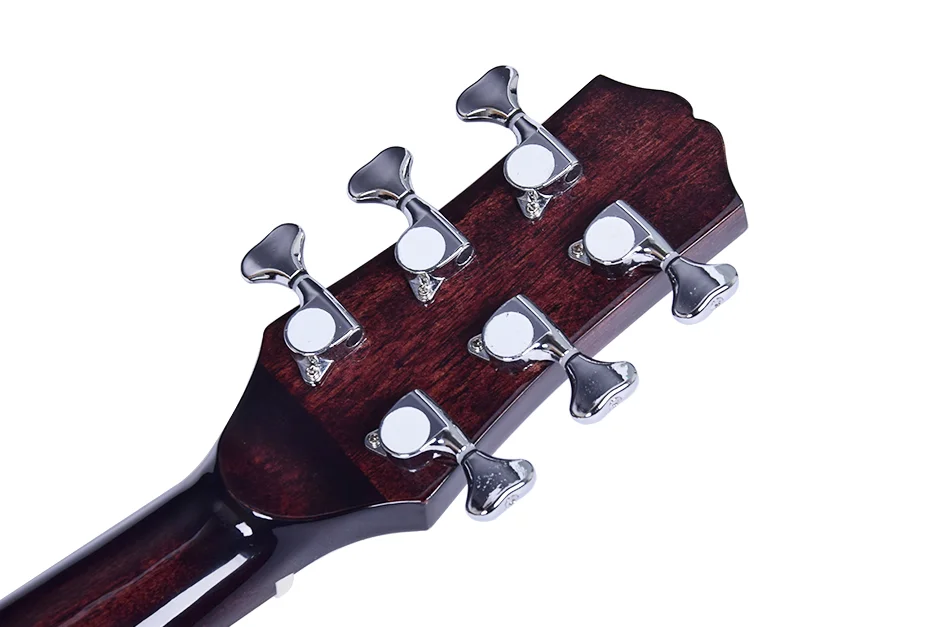 Wholesale price Kaysen OEM brand 6 steel string high-gloss fishing  cutaway electric acoustic guitar made in China