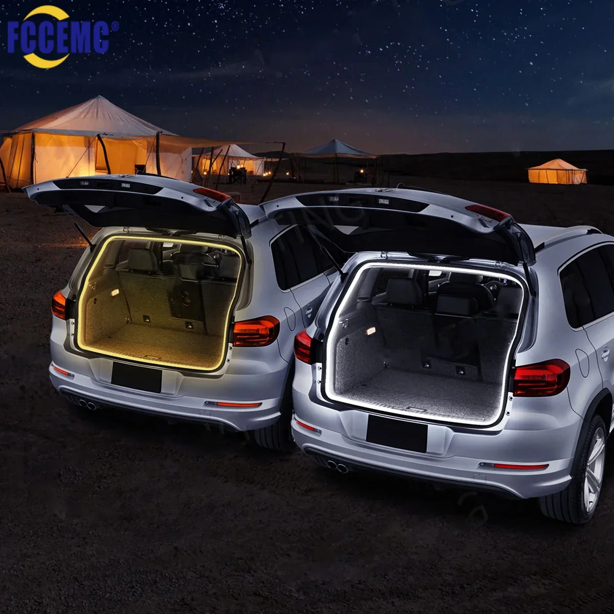 

LED Car Trunk Lighting Strip Ambient Light Magnetic Induction Free-Cut Waterproof Soft Decorative Light For New Energy Auto