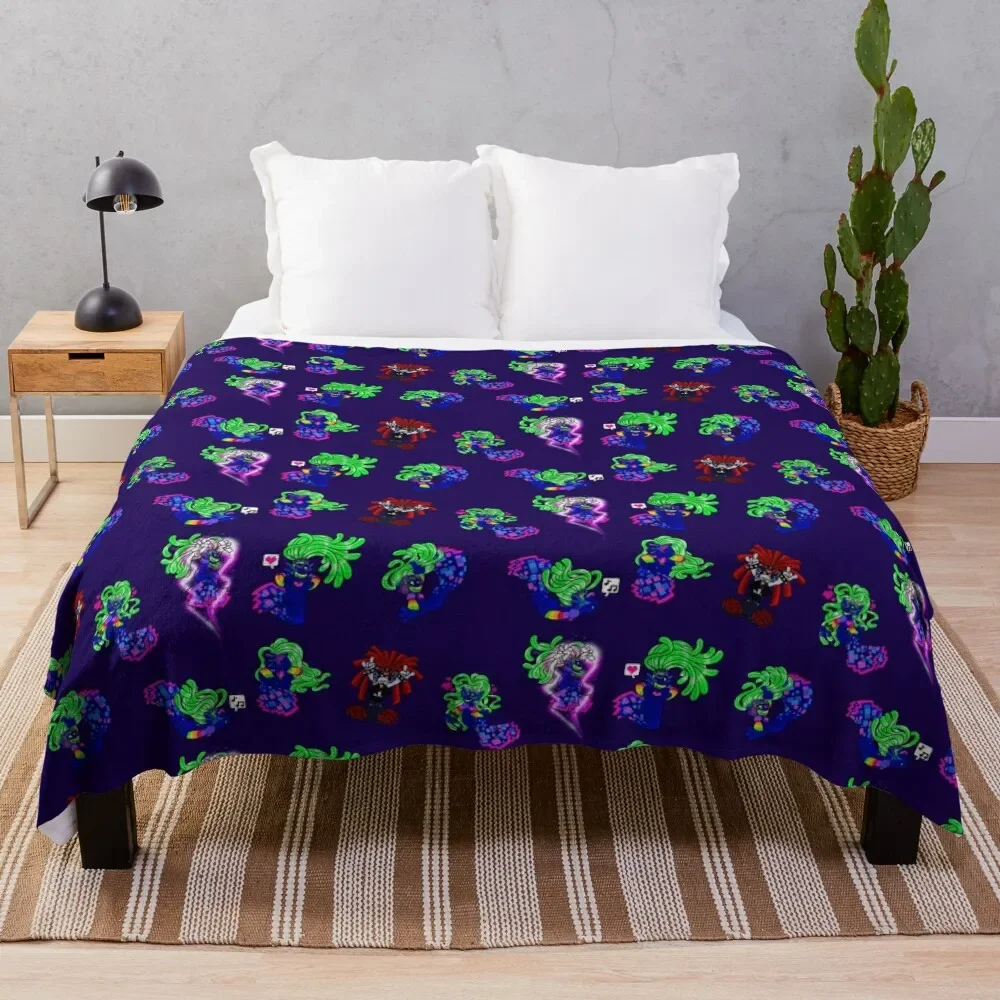 

King Trollex Throw Blanket Stuffeds Furrys Luxury Throw Blankets