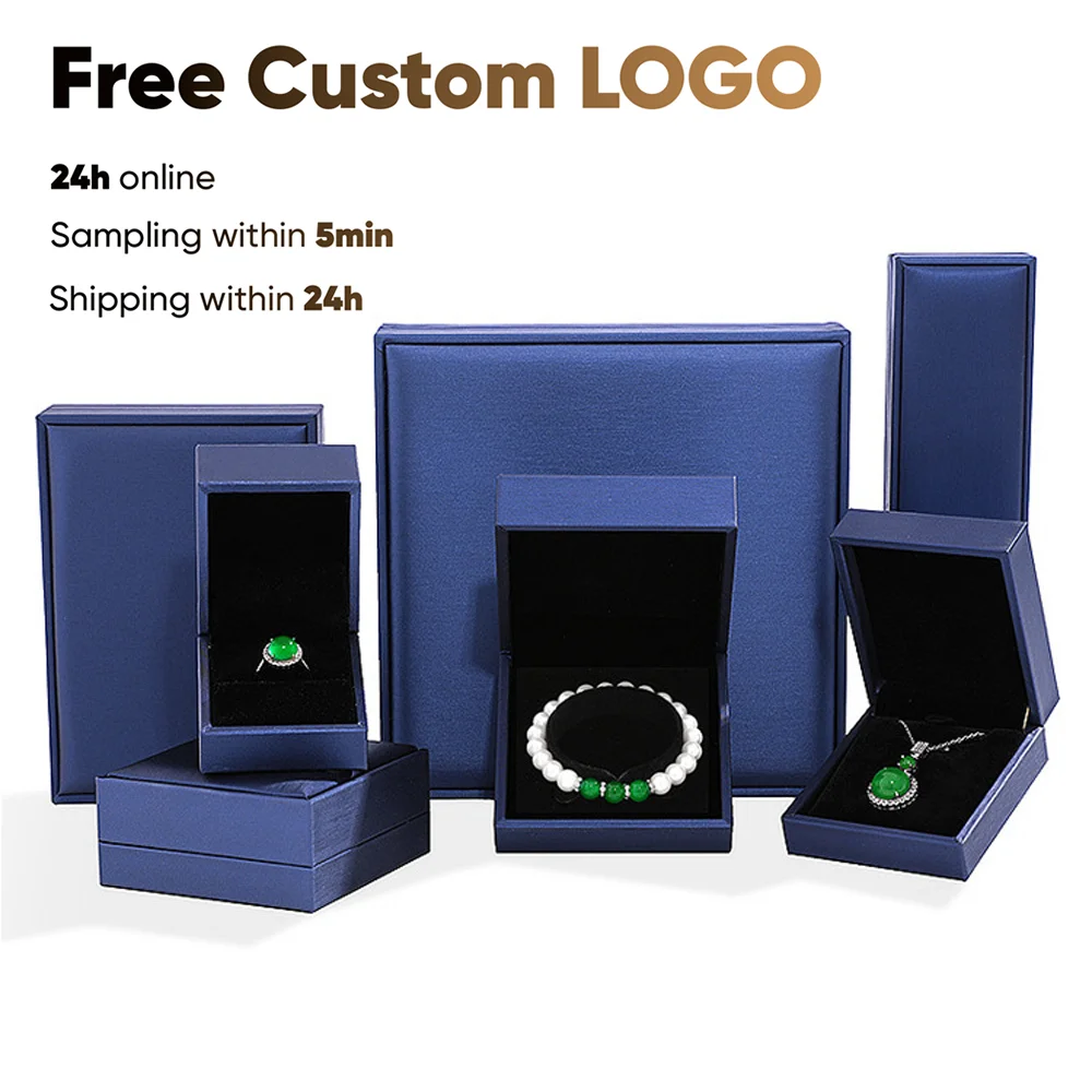 

1PCS Free Custom Your Logo Luxuriy Ring Box Personalized Gift Jewelry Boxes Jewelry Packaging Jewelry Storage Boxs Packaging Box
