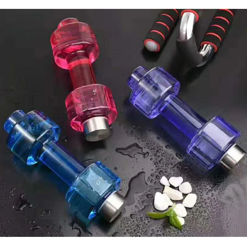 

Fitness Water Bottle Workout Dumbbell Cup Sport Gym Bottles Sports Reusable for Running
