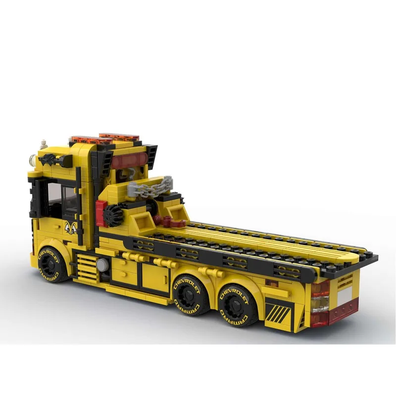 MOC-195206 Nuovo Classico Camion Cargo Rimorchio Building Block Modello 531 Parti Ragazzi Bambini Compleanno Building Block Giocattolo Regalo