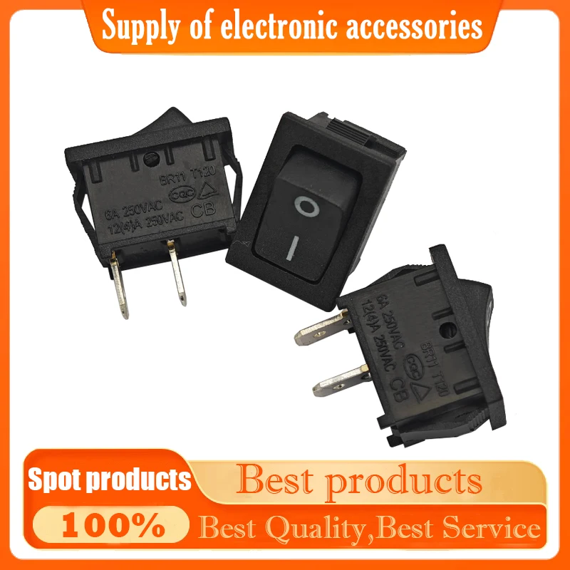BR11 T120 KCD1 two-foot two-speed/three-foot three-speed boat-type switch, lever-type switch, 6A, 250V, 21*15mm