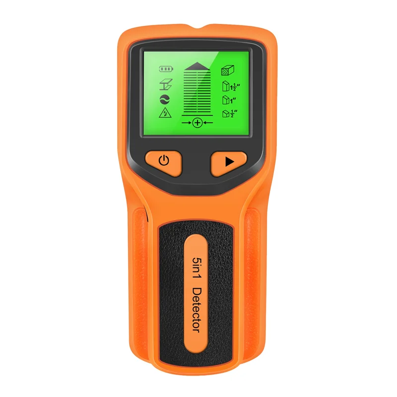 5-in-1 borchie Metal Detector Scanner da parete AC Wood Finder cavi Tracker di profondità Electric Box Finder rilevatore da parete-C
