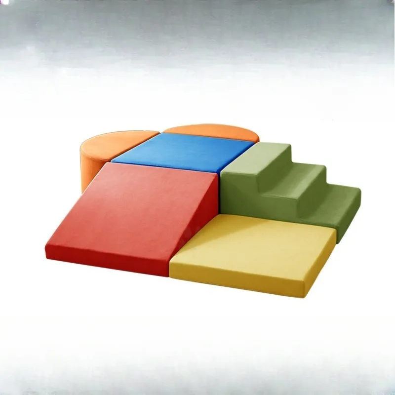 Customized building block sofa, indoor soft bag kindergarten game crawling sofa cushion sensory integration training climbing