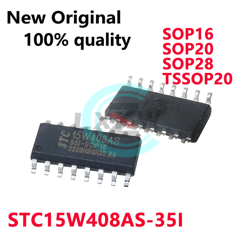 5-10/PCS New Original 15W408AS STC15W408AS STC15W408AS-35I -SOP16 -SOP20 -SOP28 -TSSOP20 Single chip microcomputer chip In Stock