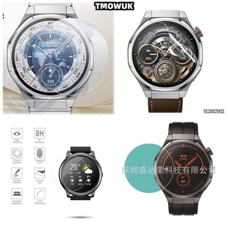 

For Honor Watch5 Ultra Tempered Glass Screen Protector Film 9H Anti - Scratch HD Clear