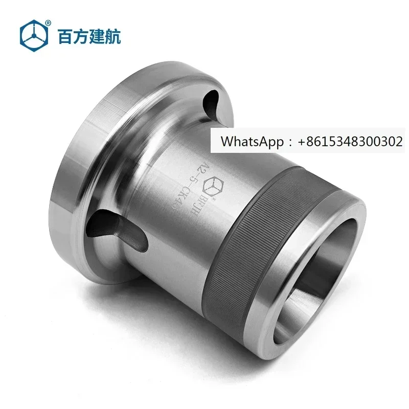 Baifang Jianhang CNC lathe rear pull type shaft head CK36 machine 46 type chuck seat high elastic cylinder clamp sleeve