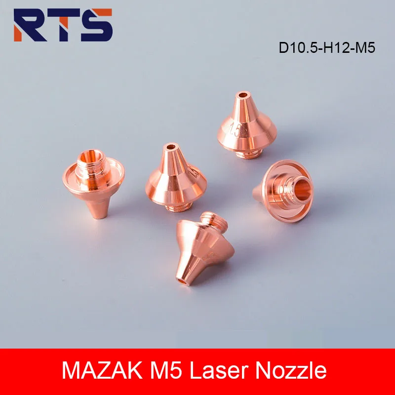 RTS Laser Cutting Nozzle MAZAK M5 Single Layer For Fiber Laser Head Nozzle Cutting Welding Machine 3D Laser Tube Spare Pa