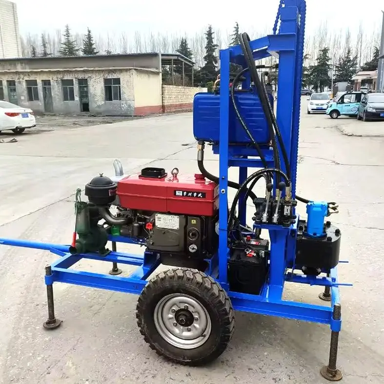 

Индивидуальная портативная дизельная гидравлическая буровая установка 100м 150м 180м 22 л.с. 25 л.с. 28 л.с. 30 л.с. 35 л.с. Высокая производительность