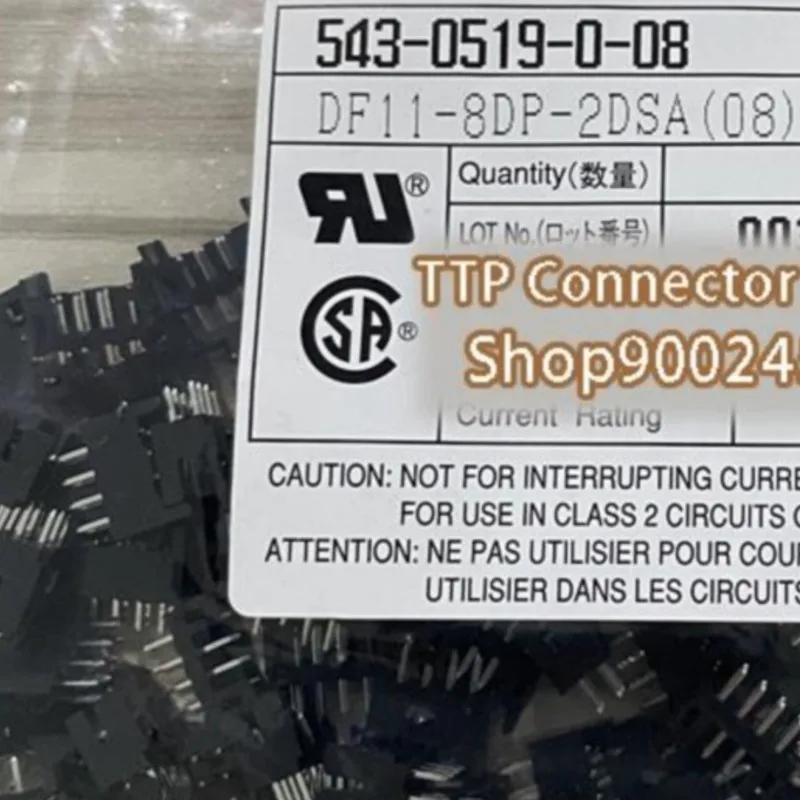 100pcs/lot Connector DF11-8DP-2DSA(08)  Leg width2MM8Pin 100% New and Origianl