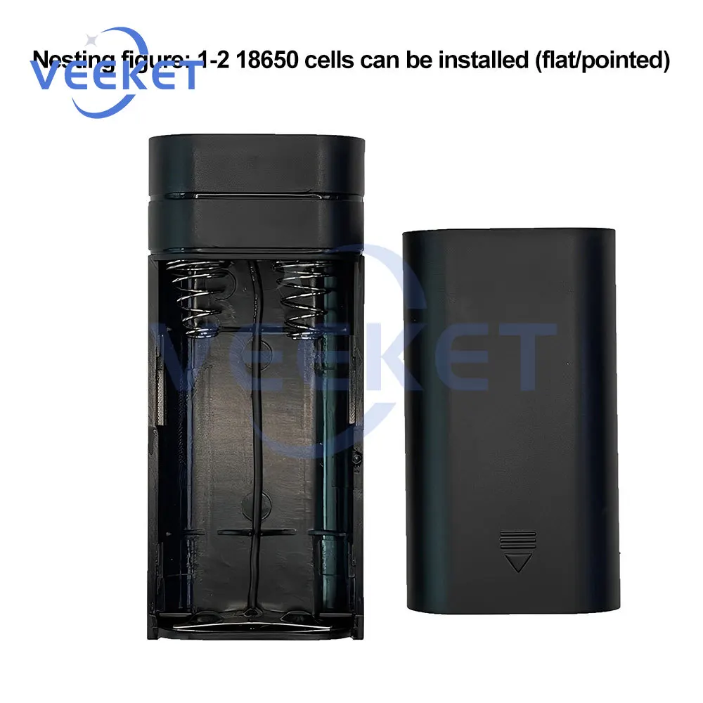 DIY Power Bank Box Зарядное устройство с плоской головкой Внешний корпус USB-выходные порты Пластиковый корпус Чехол Power Bank