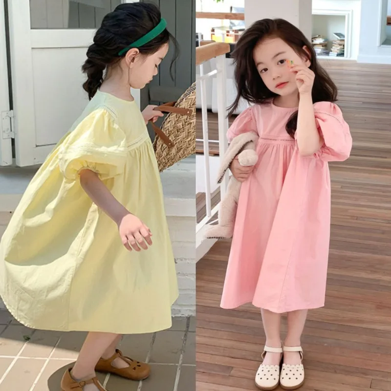 Vestido de menina vestido de princesa saia longa roupas infantis vestidos para meninas vestidos de verão roupas infantis para niñas