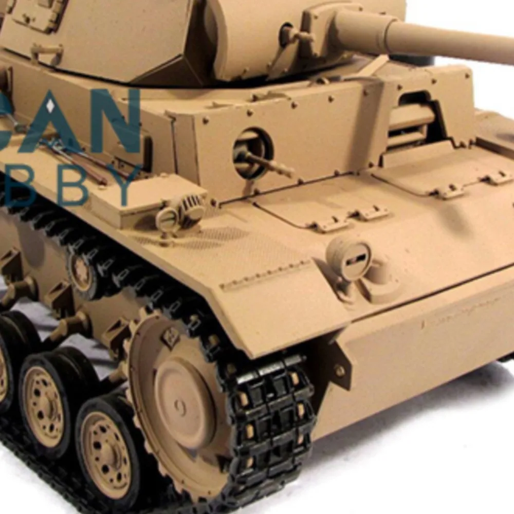 

Mato 1/16 Scale Panzer III RC Metal Tank KIT RTR Radio Control Model BB Shooting Pellet Yellow 1223 Toys for Adult TH00657